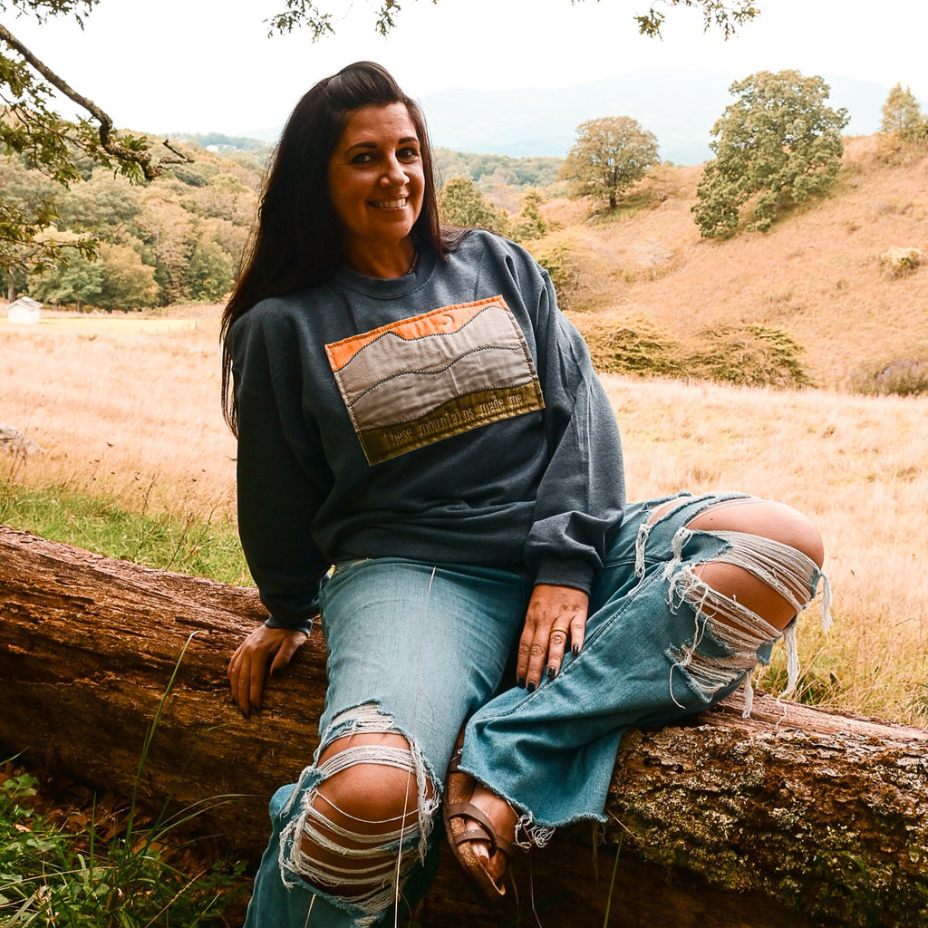 these mountains made me crewneck