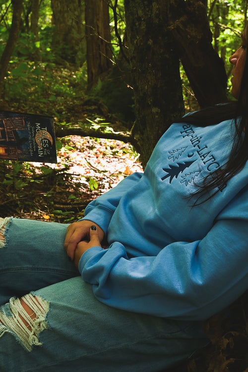 app-uh-LATCH-uh crewneck